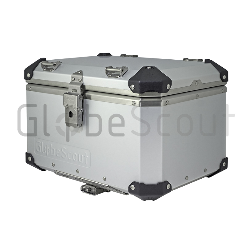 Aluminium Top Case 47L natural anodized – GlobeScout